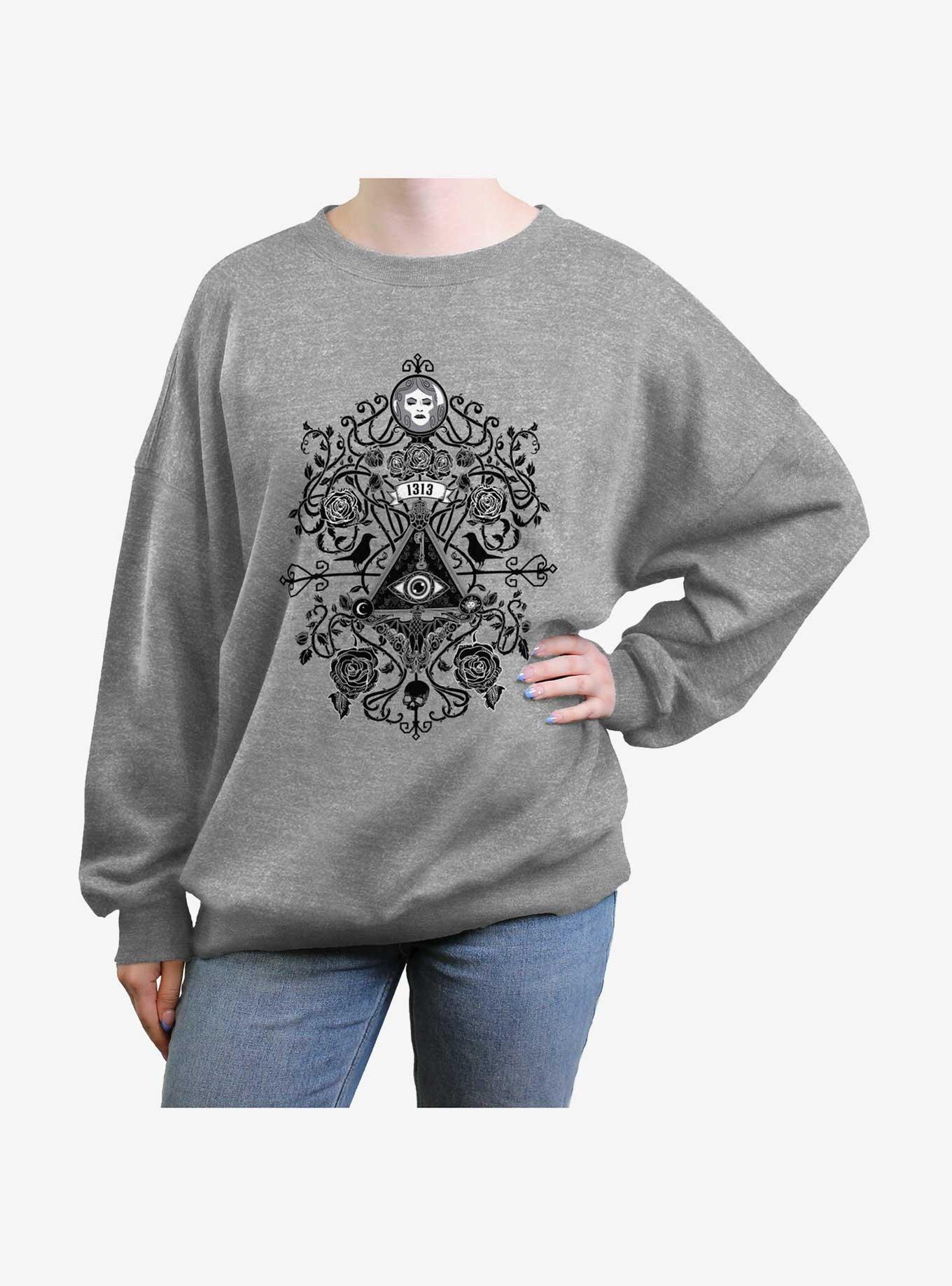 Disney The Haunted Mansion Madame Leota Crystal Ball Womens Oversized Sweatshirt, , hi-res