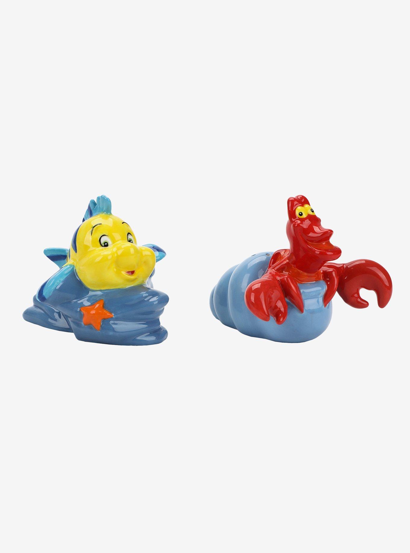 Disney The Little Mermaid Sebastian & Flounder Salt & Pepper Shaker Set