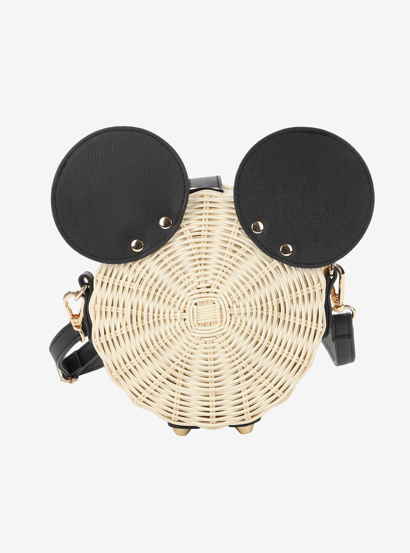 Disney Mickey Mouse Wicker Crossbody Bag, , hi-res
