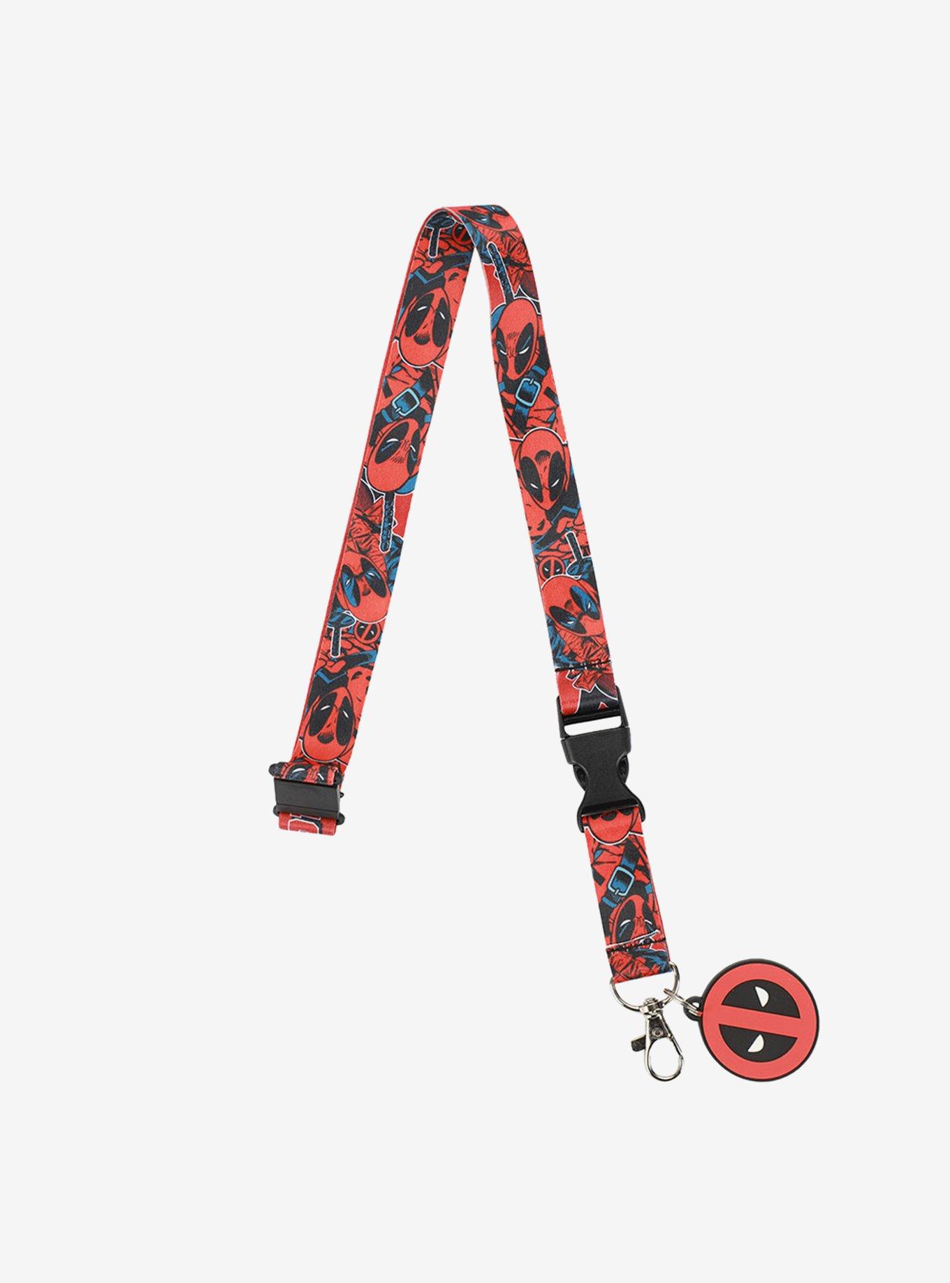 Marvel Deadpool Mask Lanyard, , hi-res