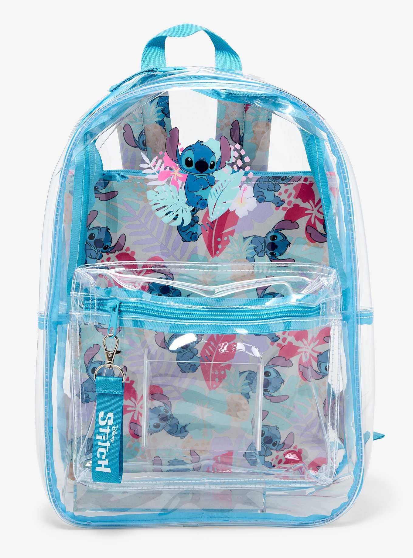 Disney Stitch Clear Backpack, , hi-res