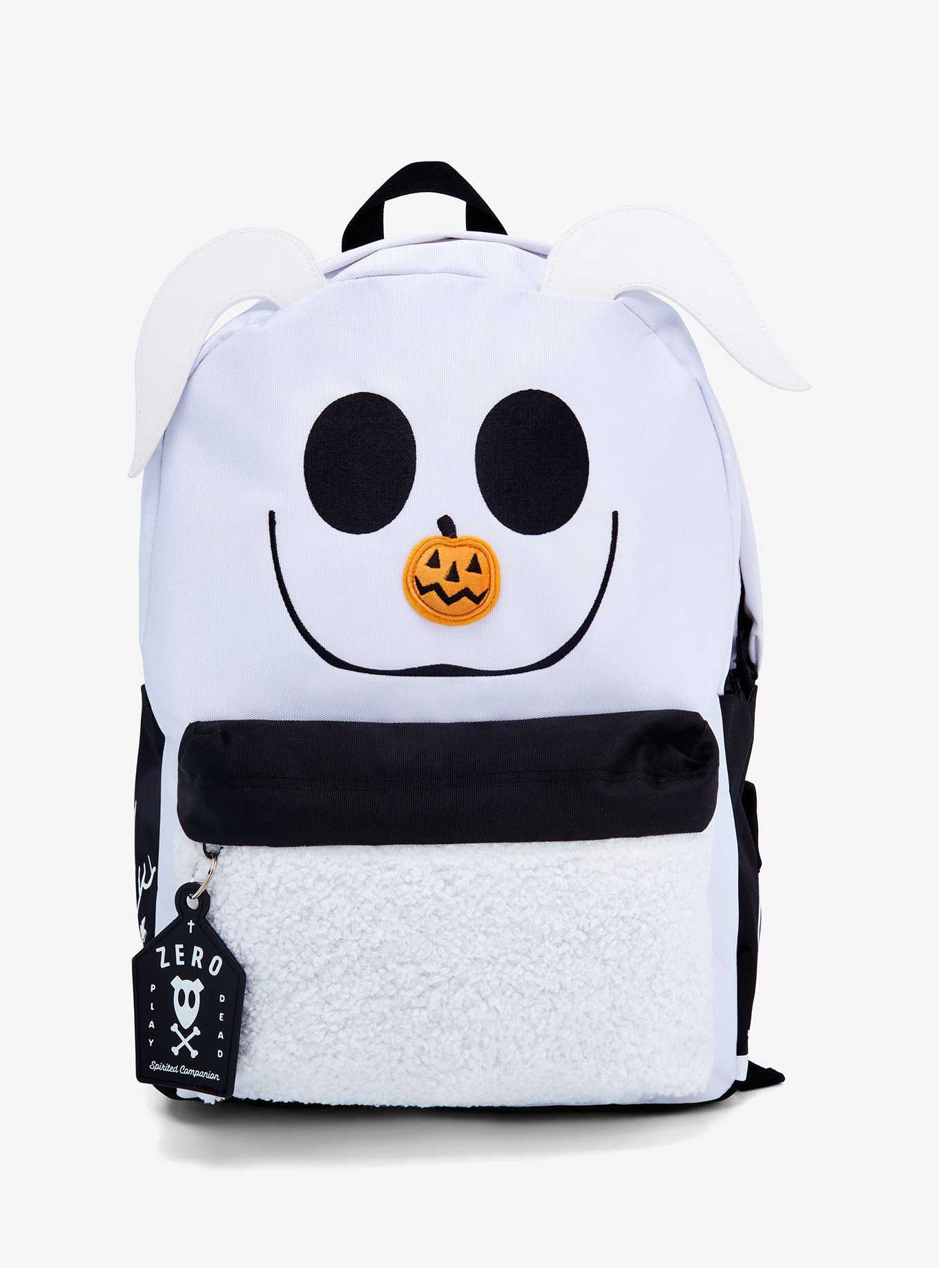 The Nightmare Before Christmas Zero Figural Fuzzy Backpack, , hi-res