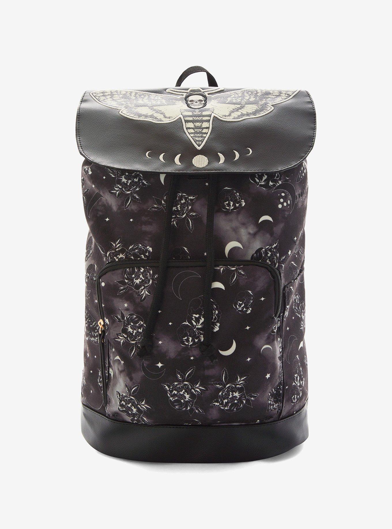 Death Moth Celestial Slouch Backpack | Hot Topic display picture 1