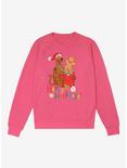 Scooby-Doo Happy Holidays Gingerbread French Terry Sweatshirt, HELICONIA HEATHER, hi-res