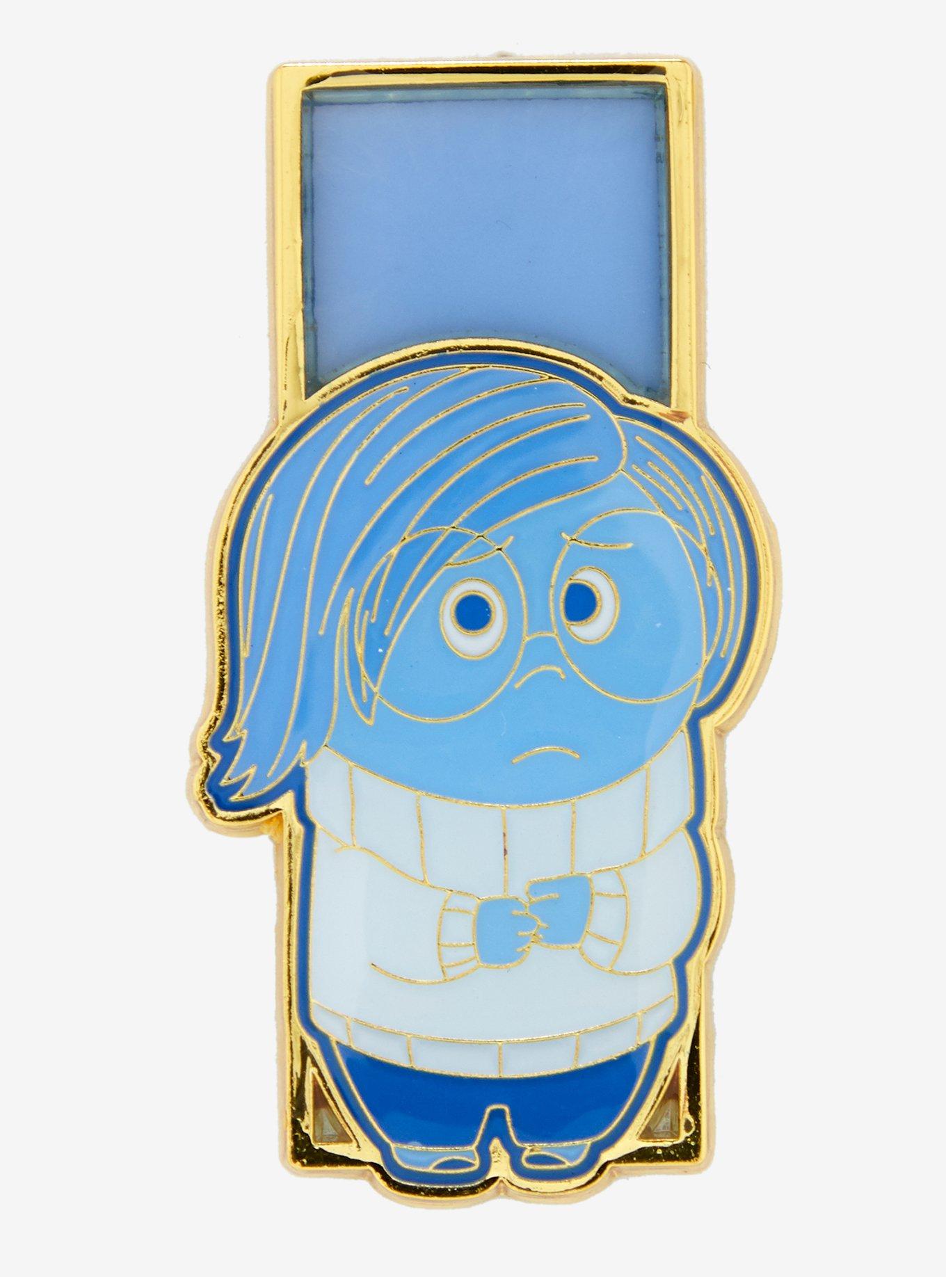 Loungefly Disney Pixar Inside Out Sadness Portrait Enamel Pin - BoxLunch Exclusive, , hi-res