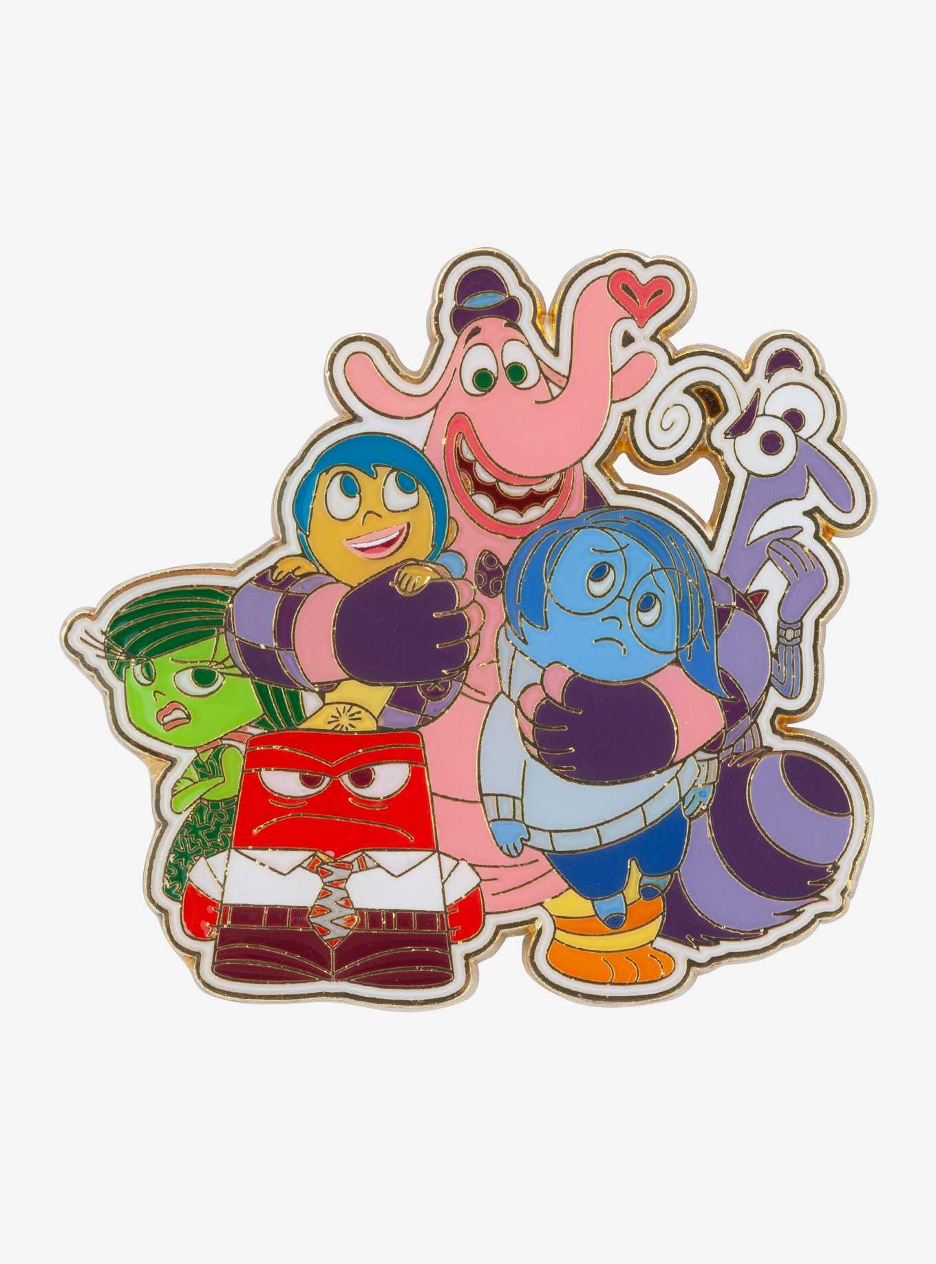 Loungefly Disney Pixar Inside Out Emotions Group Enamel Pin — BoxLunch Exclusive, , hi-res