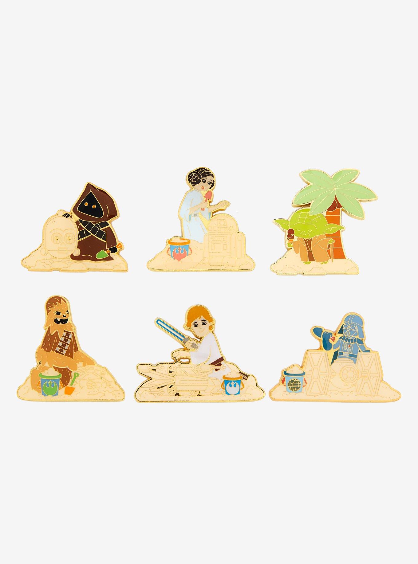Loungefly Star Wars Summer Sand Blind Box Enamel Pin — BoxLunch Exclusive, , hi-res