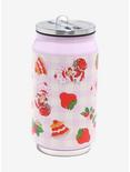 Strawberry Shortcake Gingham Soda Can Water Bottle, , hi-res