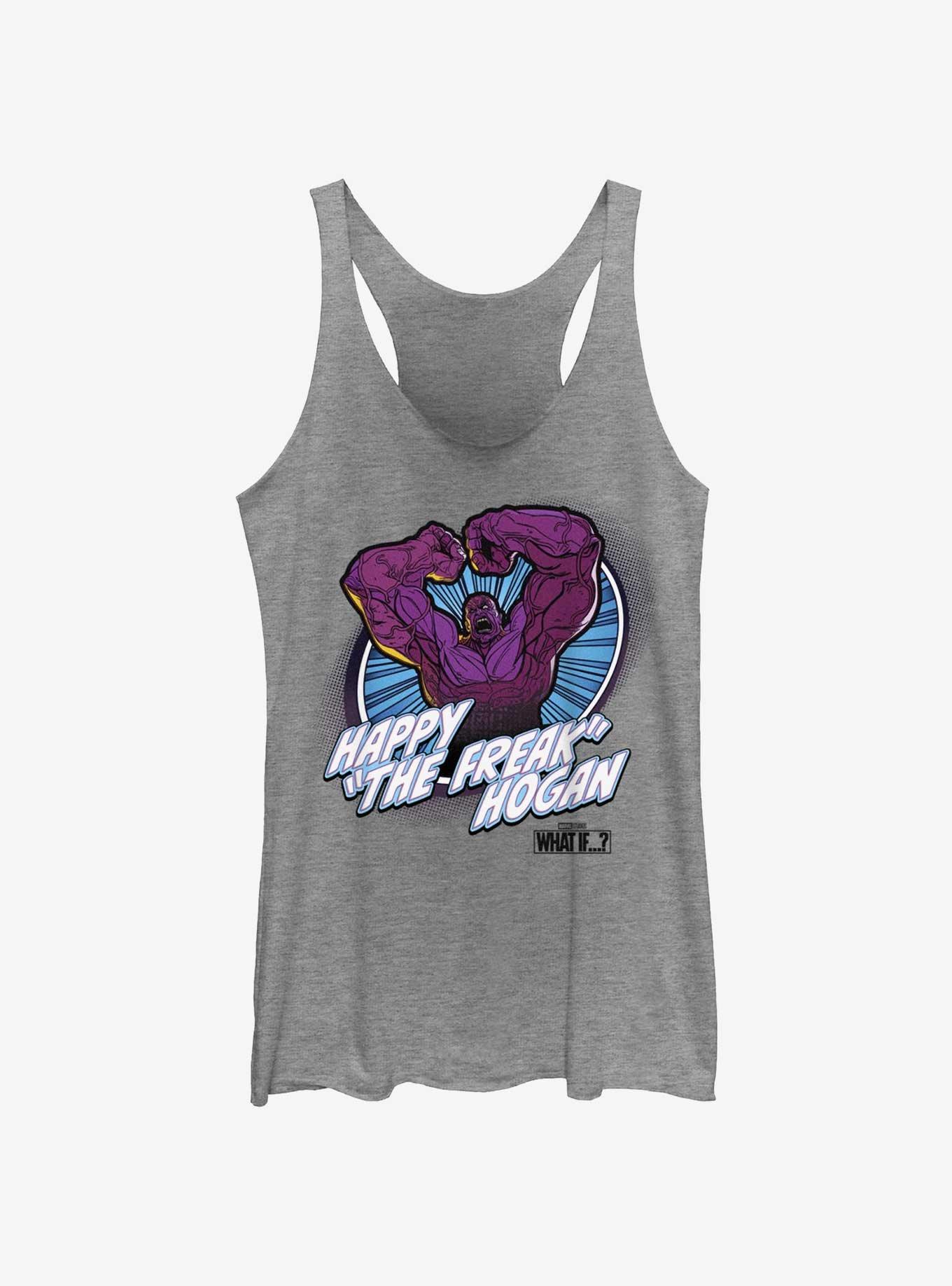 Marvel What If...? Happy The Freak Hogan Girls Tank, GRAY HTR, hi-res