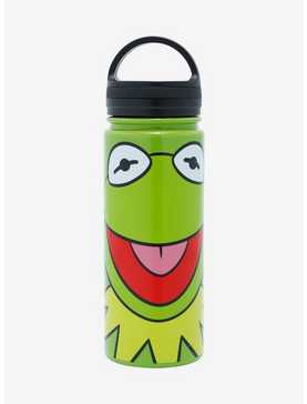 The Muppets Kermit Face Stainless Steel Water Bottle, , hi-res