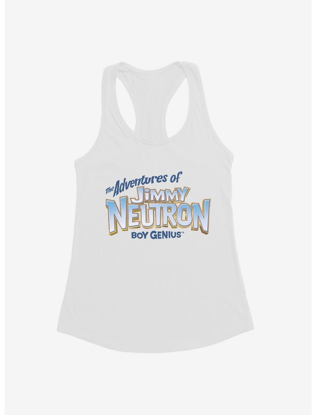 The Adventures Of Jimmy Neutron Boy Genius Title Logo Girls Tank, , hi-res