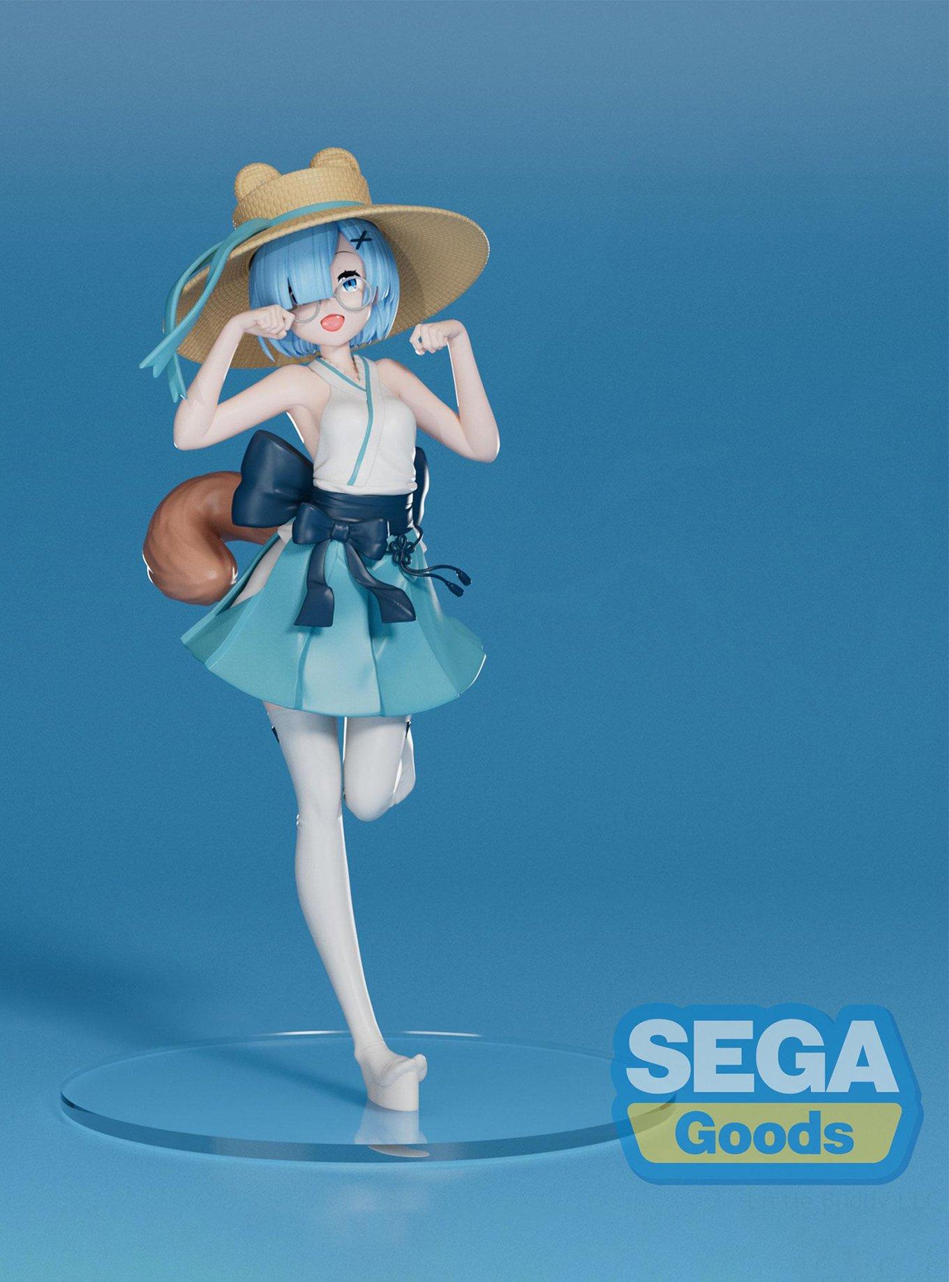 Sega Re:Zero Starting Life in Another World Luminasta Rem (Pom Poko Raccoon Dog) Figure, , hi-res