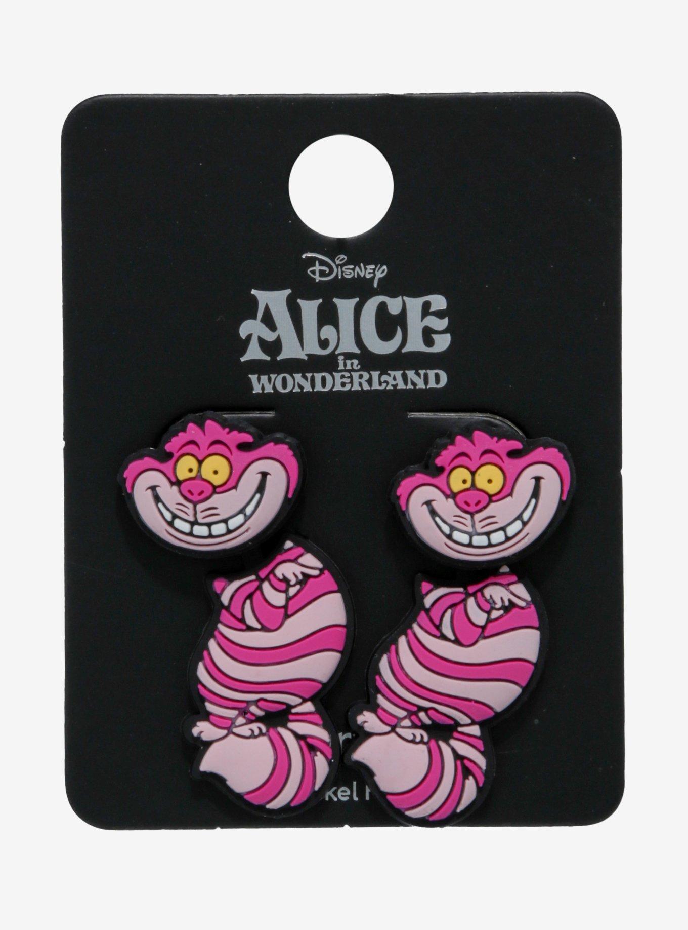 Disney Alice In Wonderland Cheshire Cat Front/Back Earrings, , hi-res