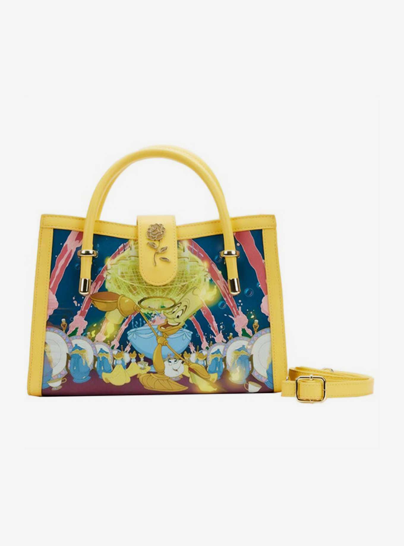 Loungefly Disney Beauty and the Beast Princess Scene Crossbody Bag, , hi-res