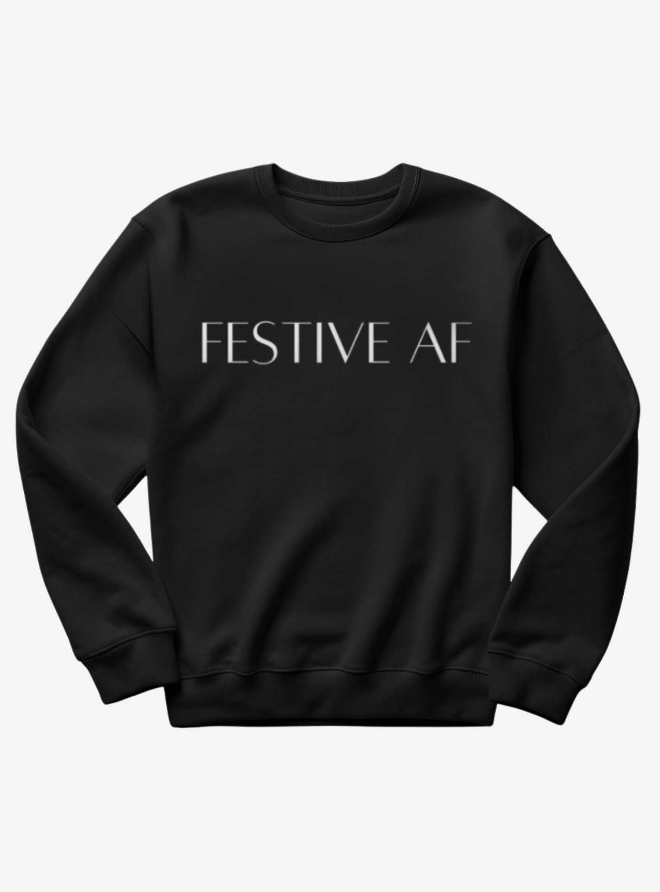 Festive AF Ugly Christmas Sweater, , hi-res