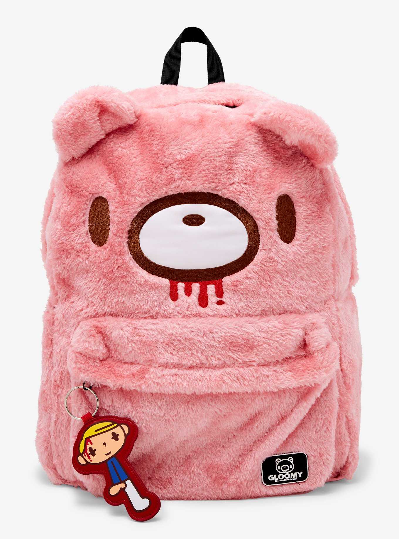 Gloomy Bear Fuzzy Backpack, , hi-res
