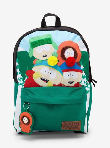 South Park Fuzzy Detail Backpack | Hot Topic display picture 1