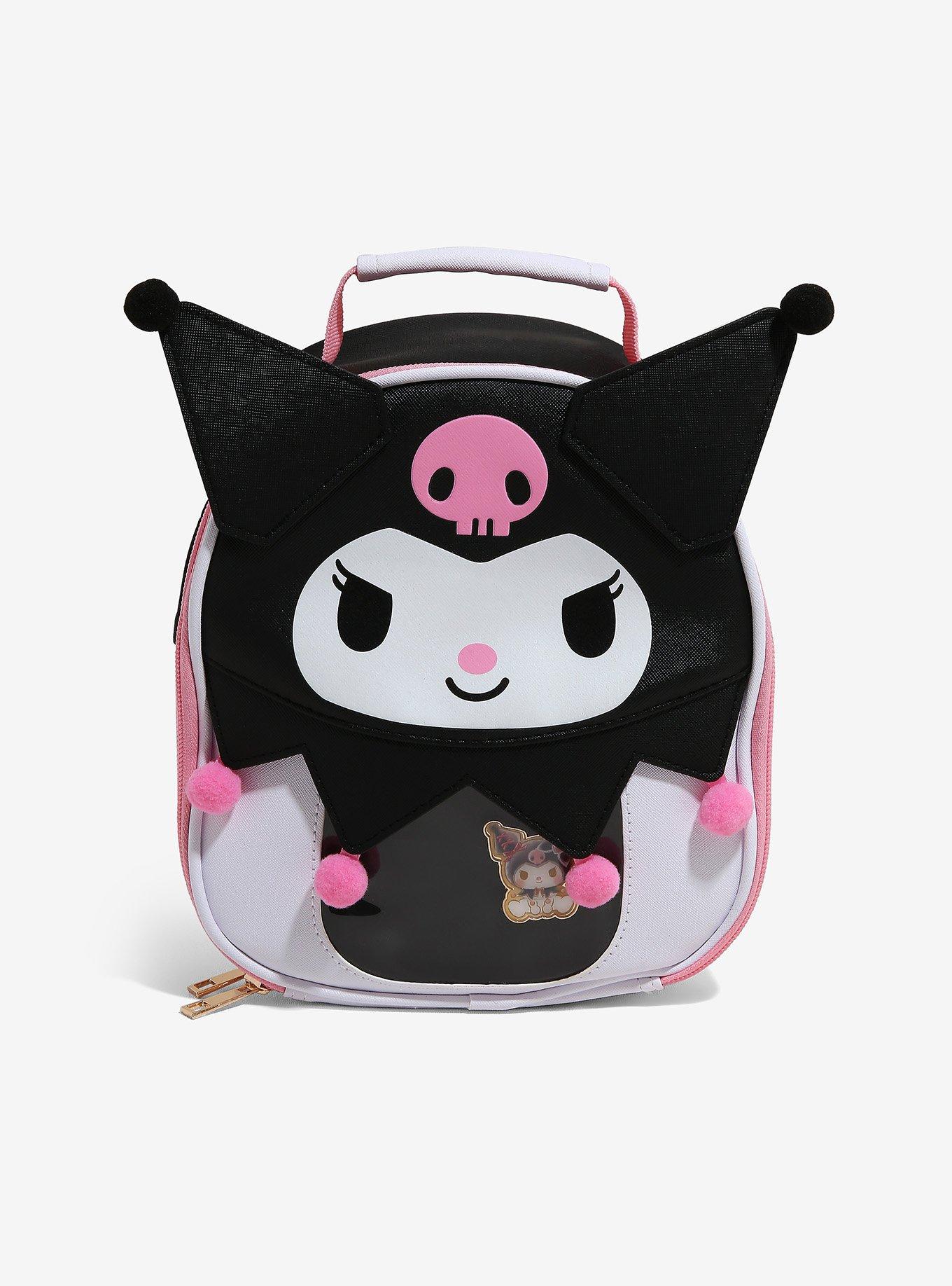 Kuromi Figural Pin Collector Lunch Bag, , hi-res