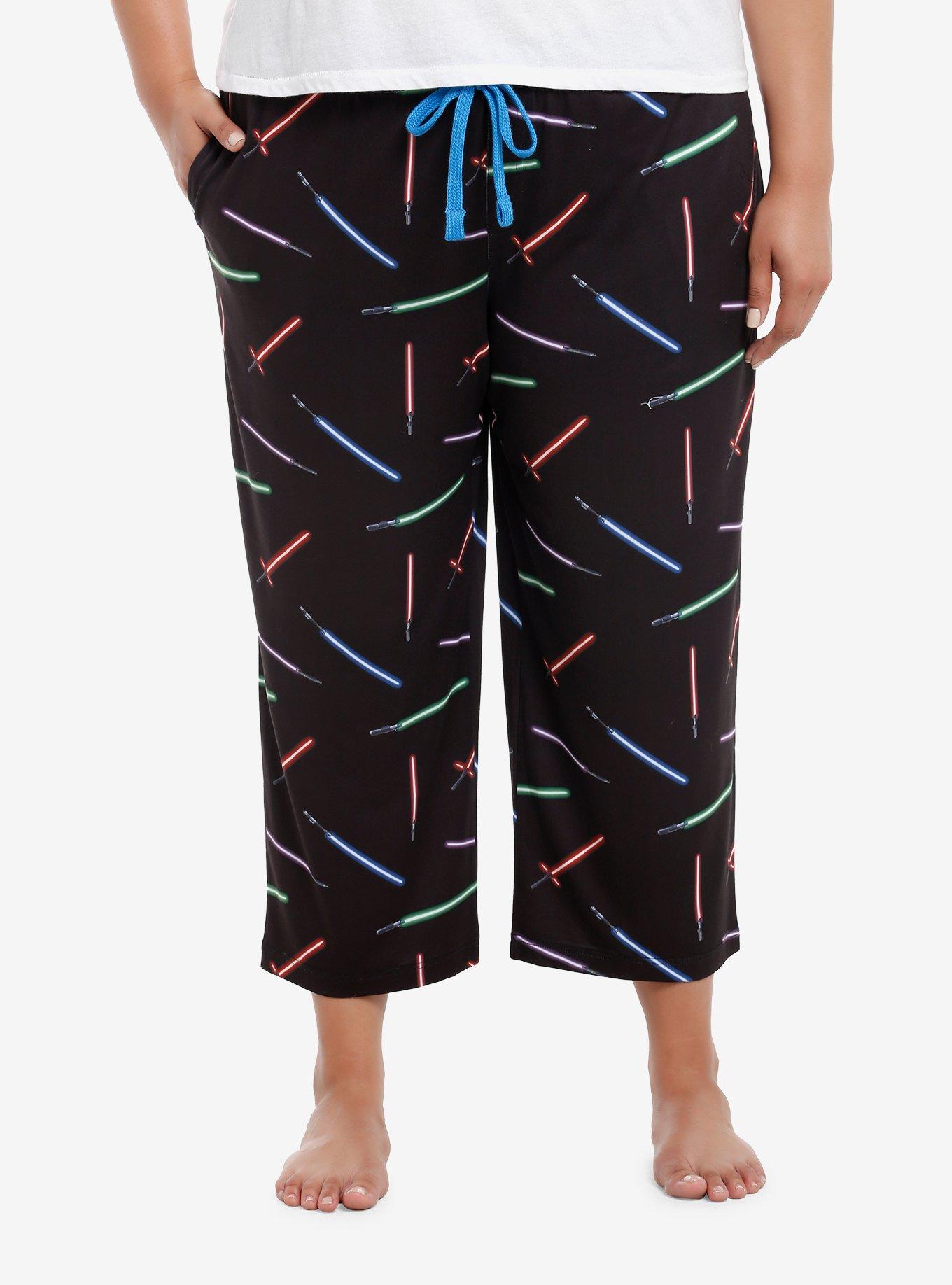 Her Universe Star Wars Lightsabers Pajama Pants Plus Size Her Universe Exclusive, , hi-res