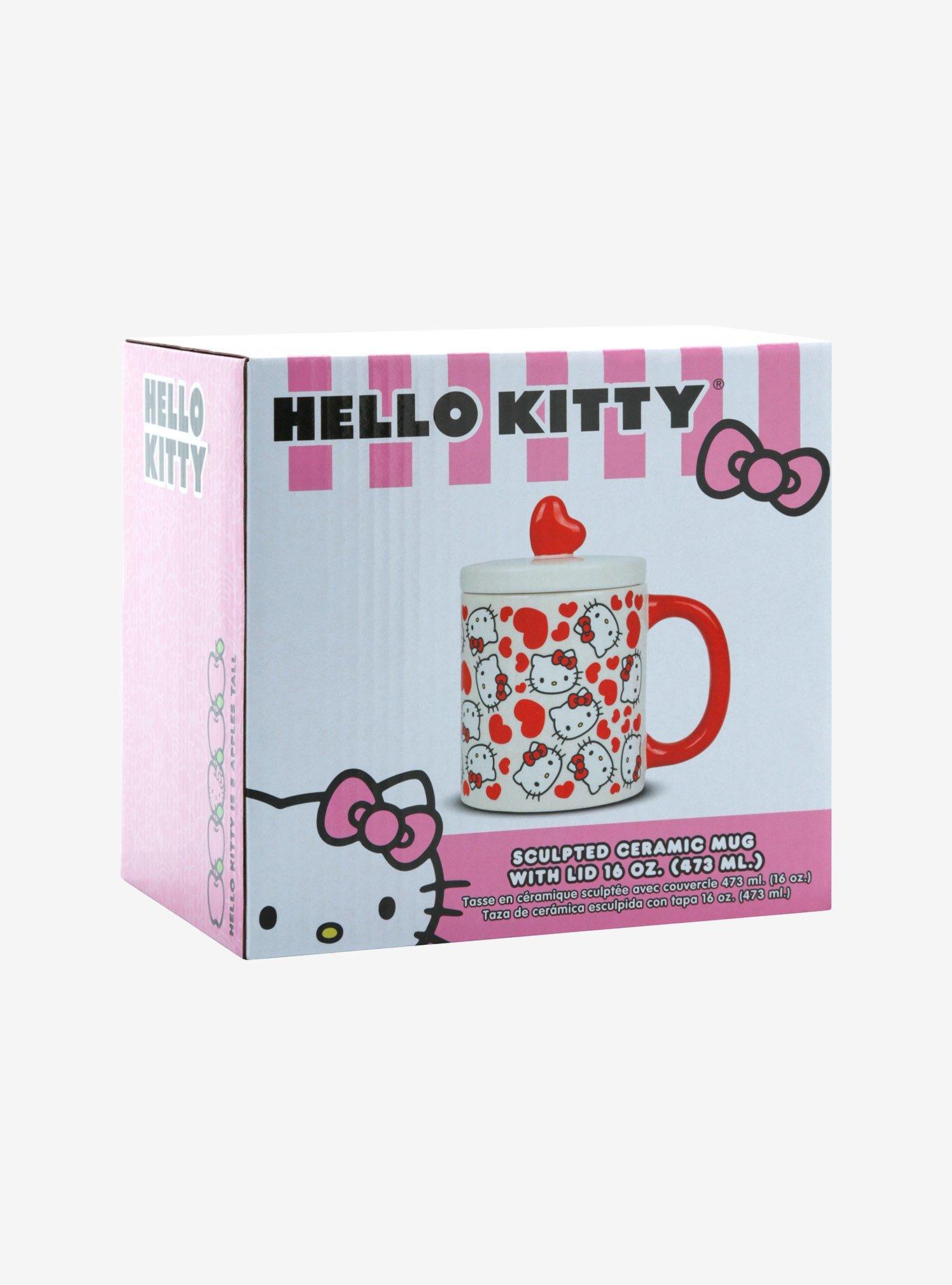 Hello Kitty Valentine's Day Mug With Lid, , hi-res