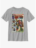 Marvel What If...? Sakaarian Iron Man Comic Poster Youth T-Shirt, ATH HTR, hi-res