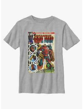 Marvel What If...? Sakaarian Iron Man Comic Poster Youth T-Shirt, , hi-res