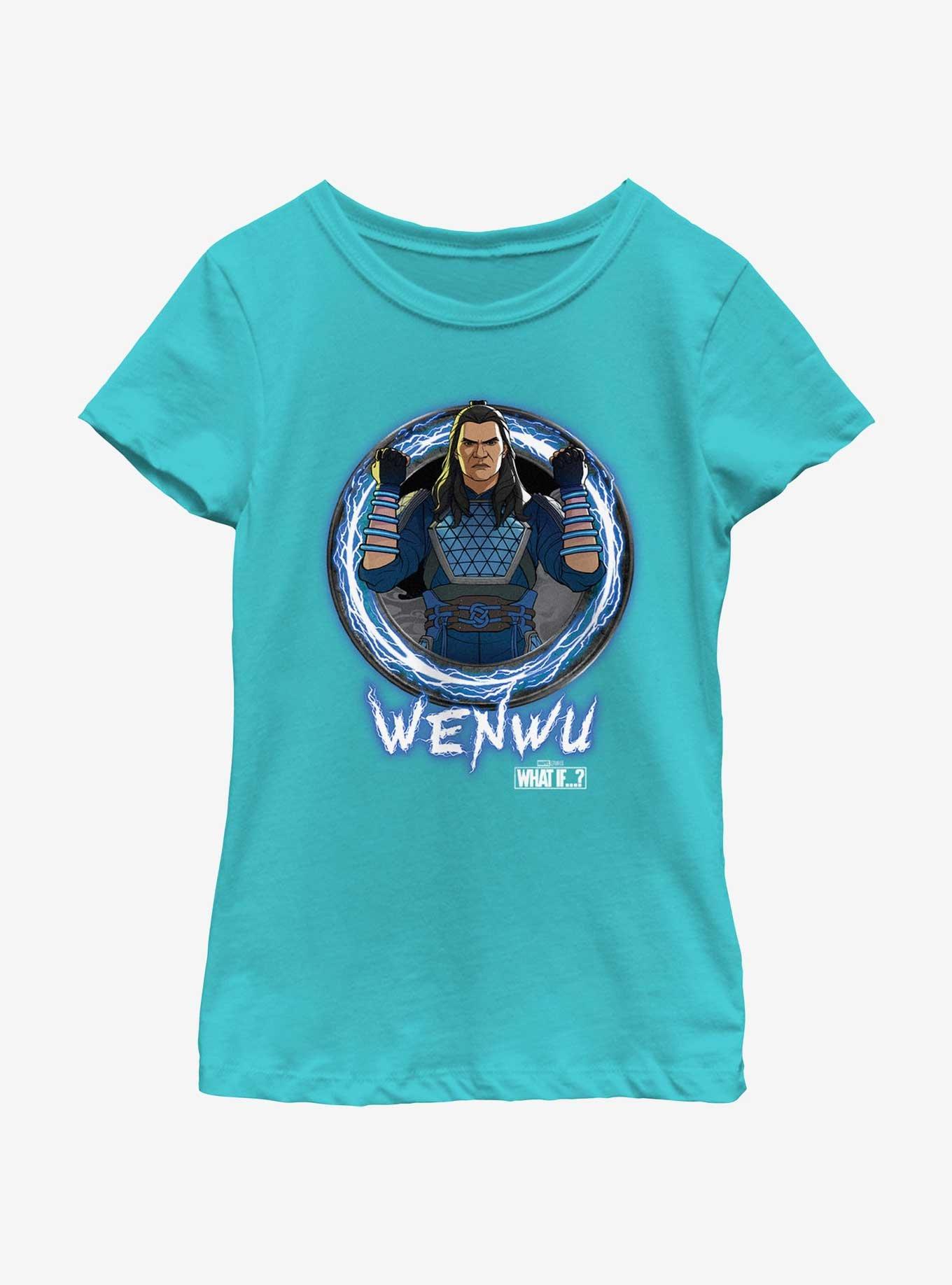 Marvel What If...? Wenwu Pose Youth Girls T-Shirt, TAHI BLUE, hi-res