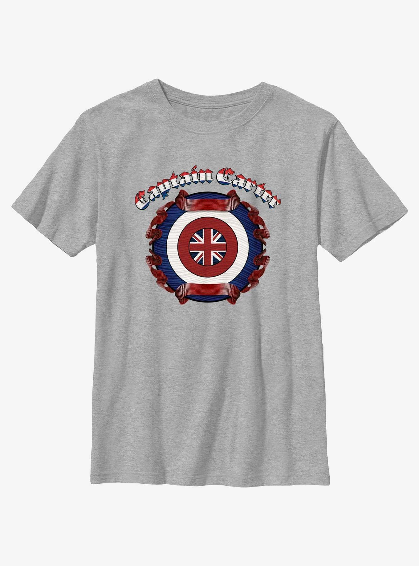 Marvel What If...? Captain Carter Shield Youth T-Shirt, , hi-res