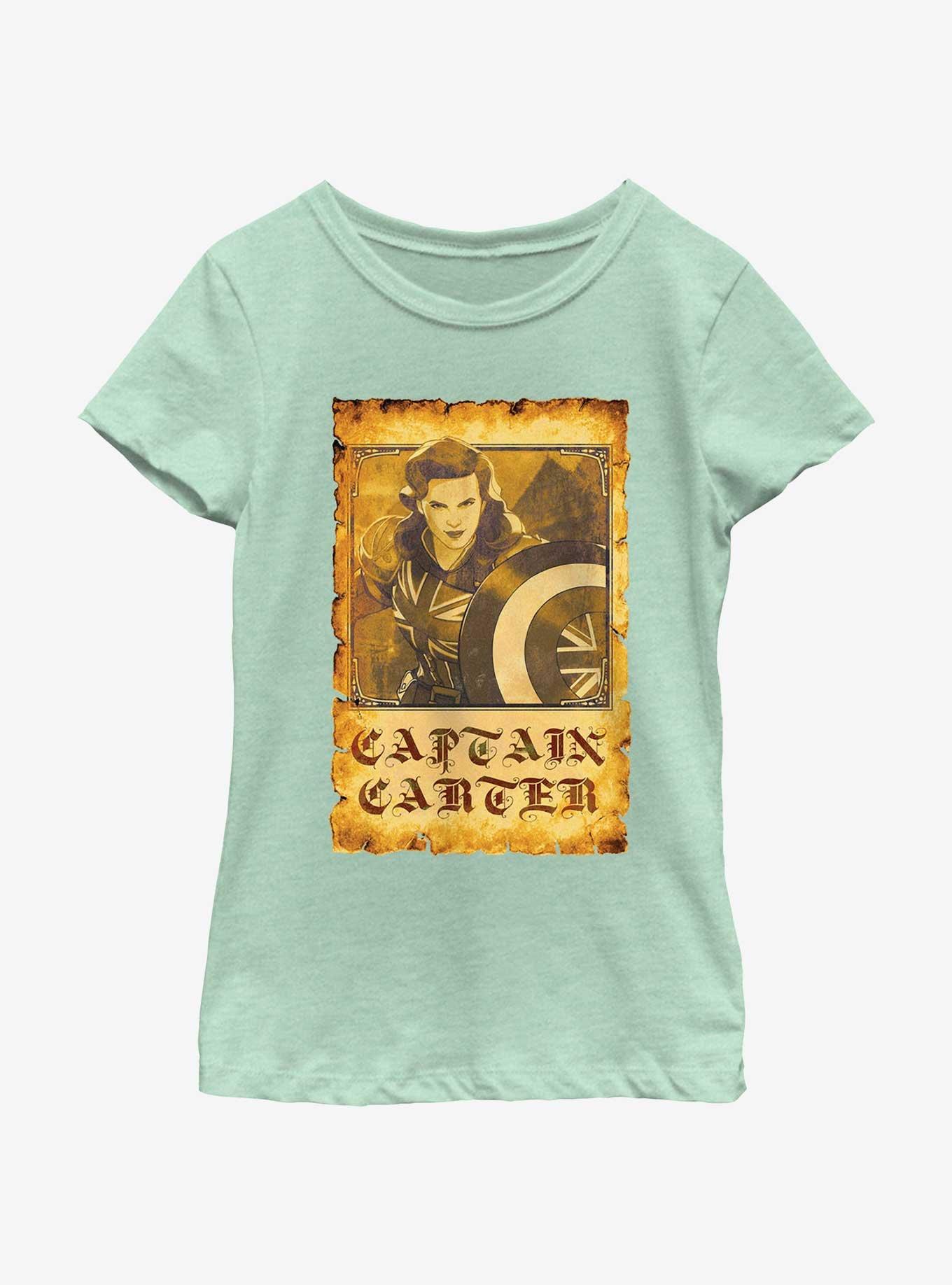 Marvel What If...? Captain Carter Poster Youth Girls T-Shirt, , hi-res