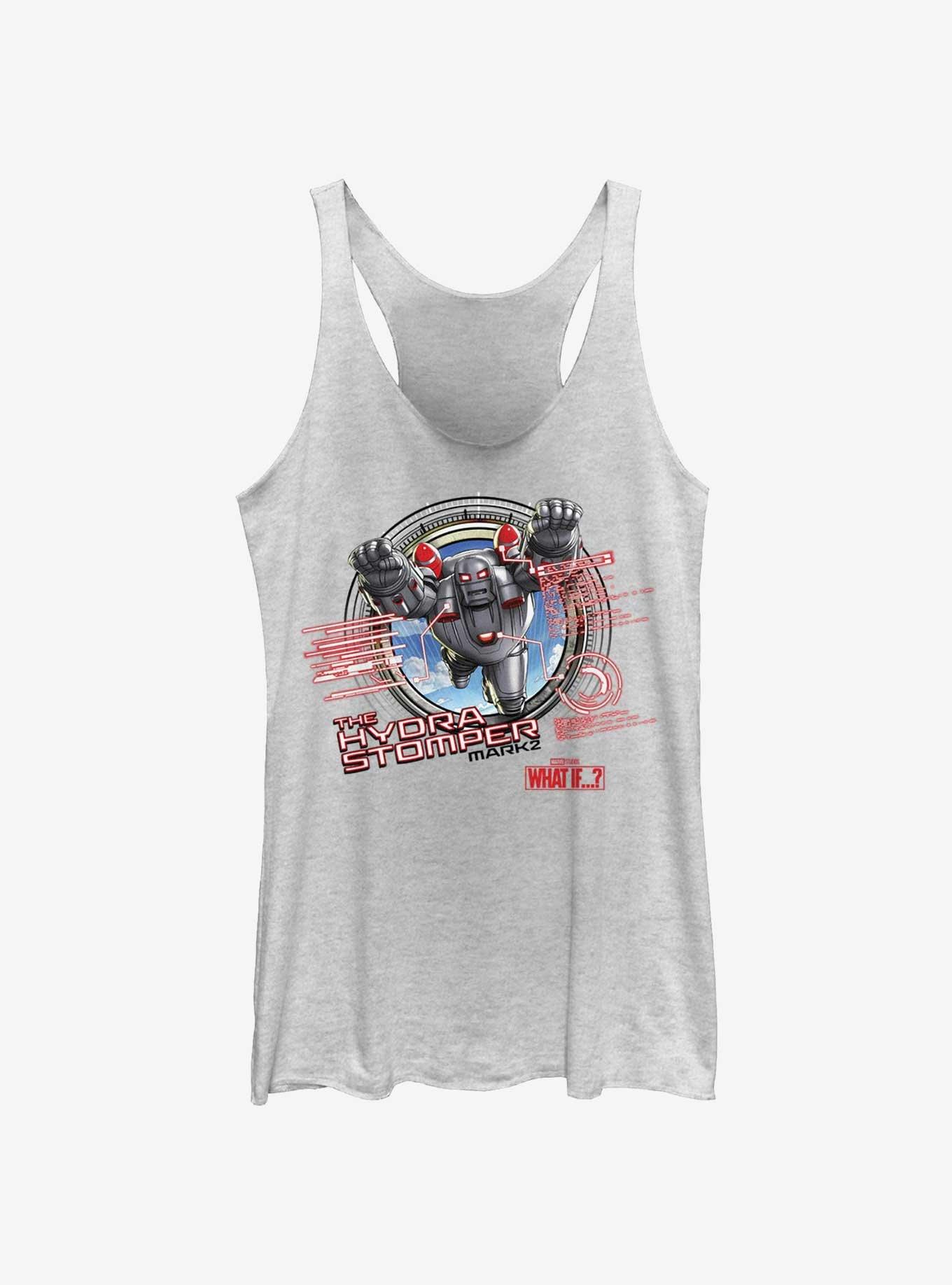 Marvel What If...? The Hydra Stomper Mark 2 Womens Tank Top, WHITE HTR, hi-res