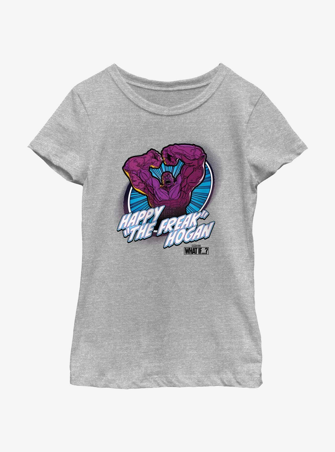 Marvel What If...? Happy The Freak Hogan Youth Girls T-Shirt, , hi-res