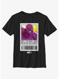 Marvel What If...? Head Of Security Happy The Freak Hogan Youth T-Shirt, BLACK, hi-res