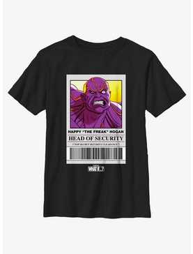 Marvel What If...? Head Of Security Happy The Freak Hogan Youth T-Shirt, , hi-res