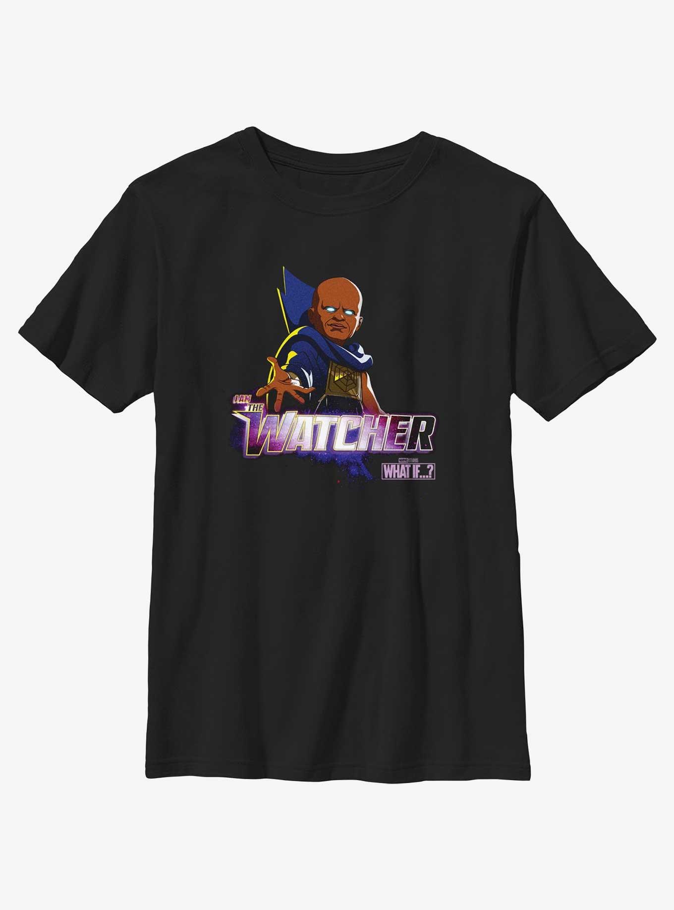 Marvel What If...? I Am The Watcher Youth T-Shirt, BLACK, hi-res