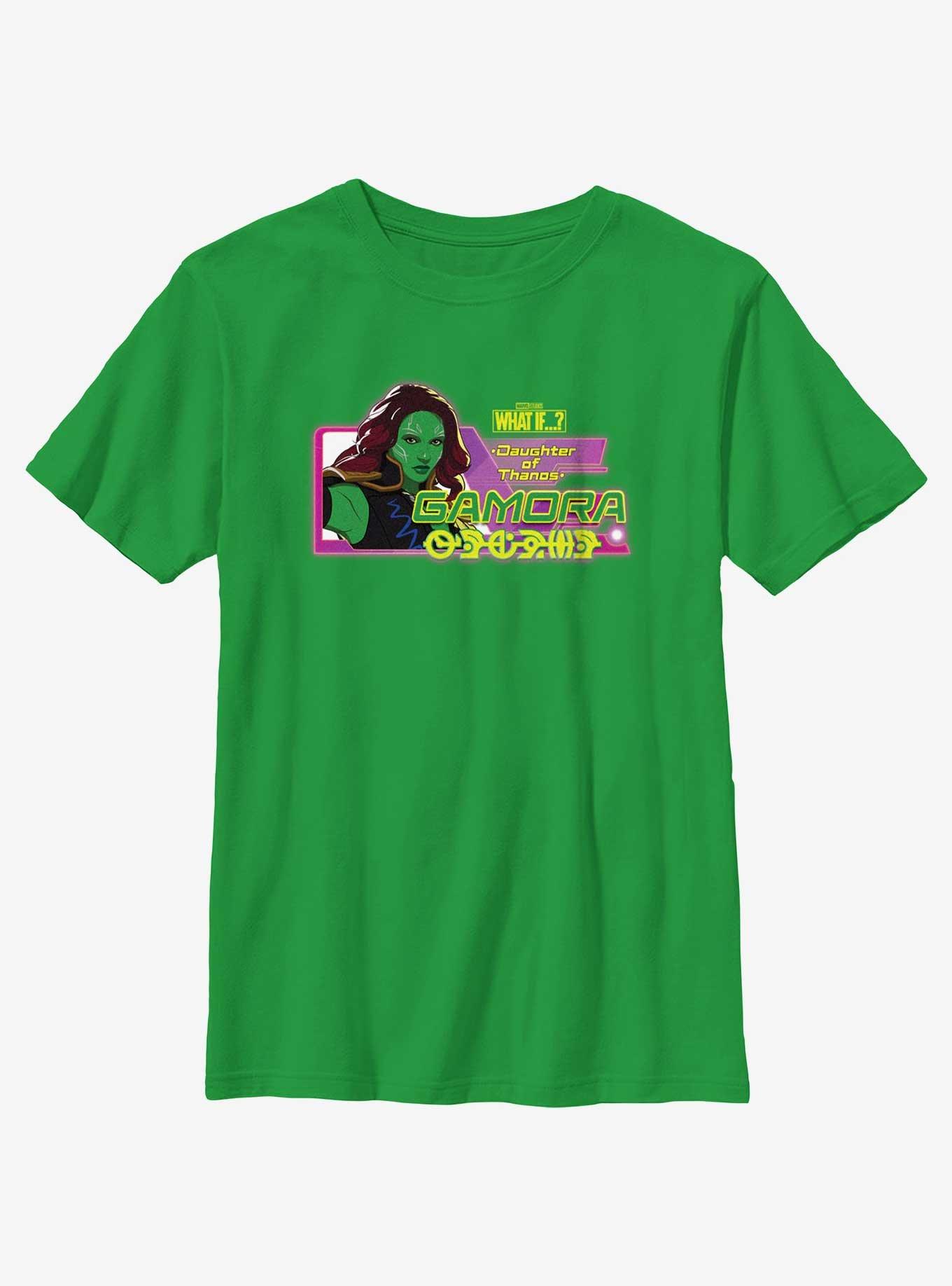 Marvel What If...? Gamora Daughter Of Thanos Youth T-Shirt, , hi-res