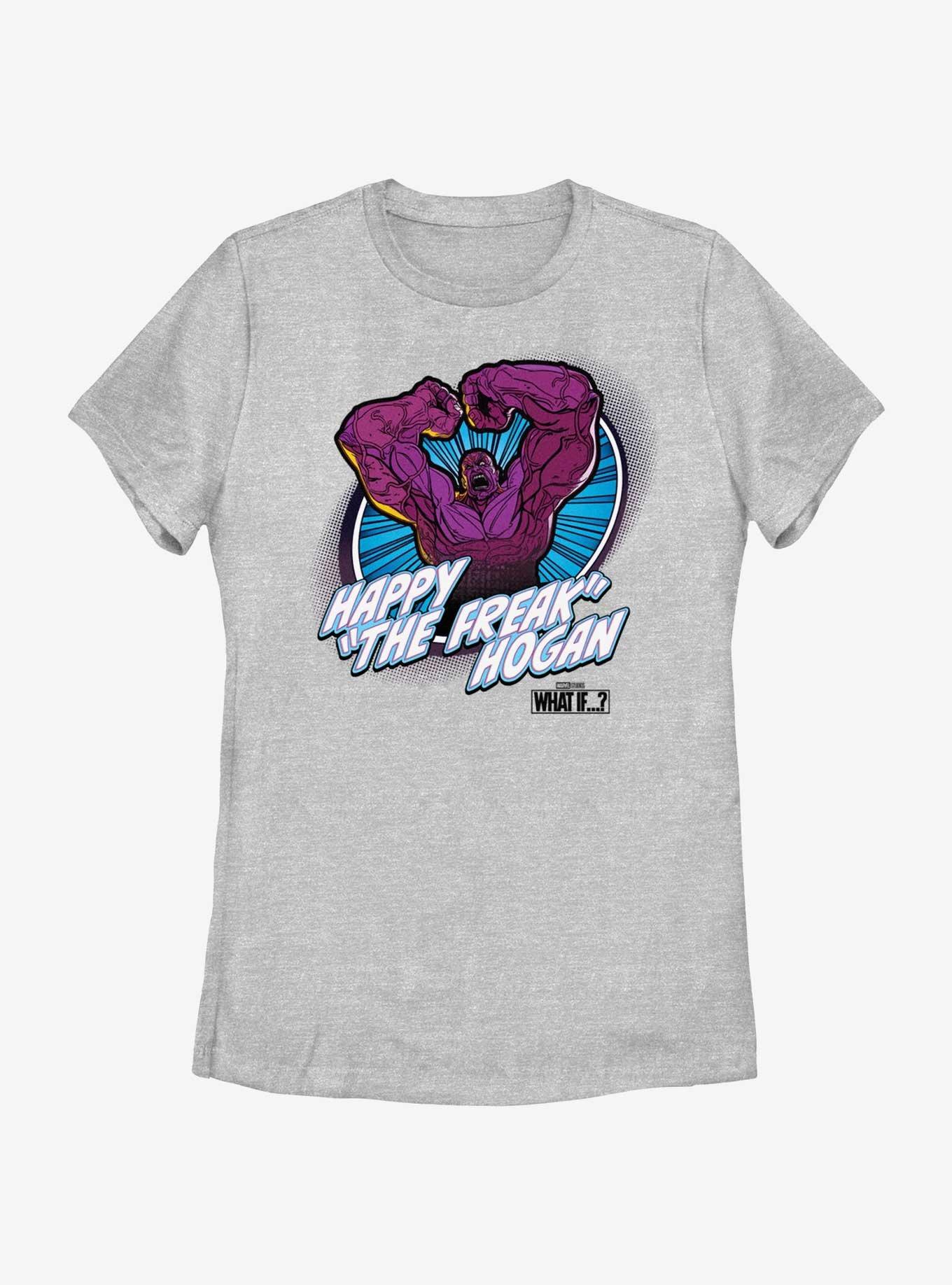 Marvel What If...? Happy The Freak Hogan Womens T-Shirt, ATH HTR, hi-res