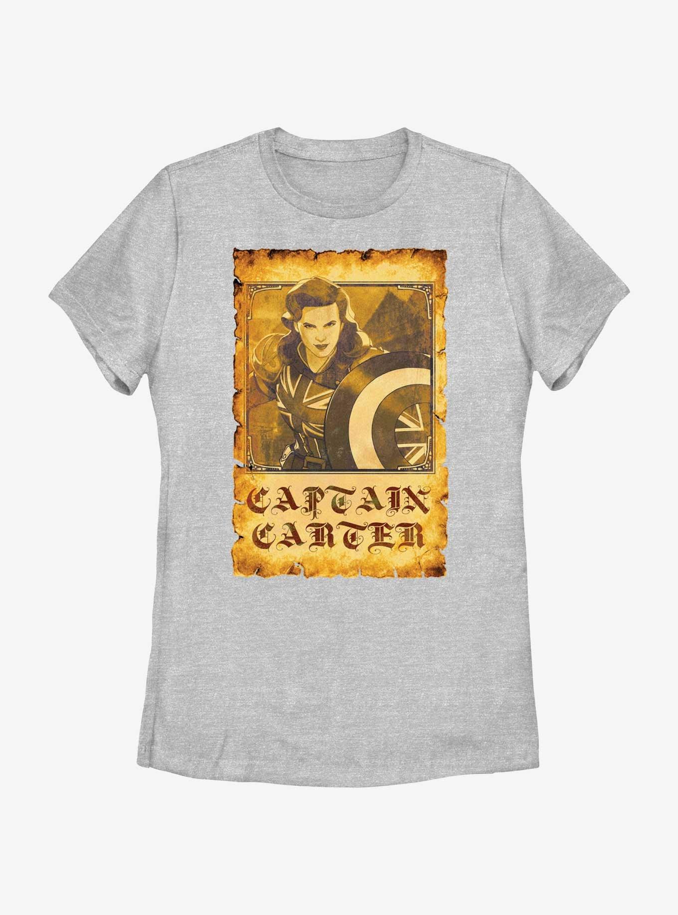 Marvel What If...? Captain Carter Poster Womens T-Shirt, , hi-res