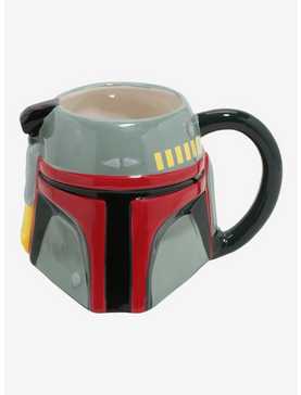 Star Wars Boba Fett Helmet Figural Mug, , hi-res
