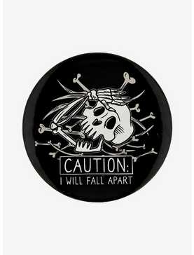 Fall Apart Skeleton 3 Inch Button, , hi-res
