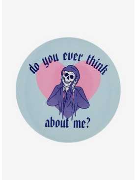 Think About Me Grim Reaper 3 Inch Button, , hi-res