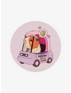 Hamster Pistachio Delivery 3 Inch Button, , hi-res