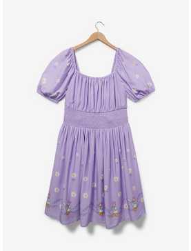 Disney Daisy Duck Smock Waist Dress Plus Size, , hi-res