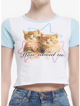 Sweet Society® Kitten How About No Girls Baby T-Shirt, , hi-res