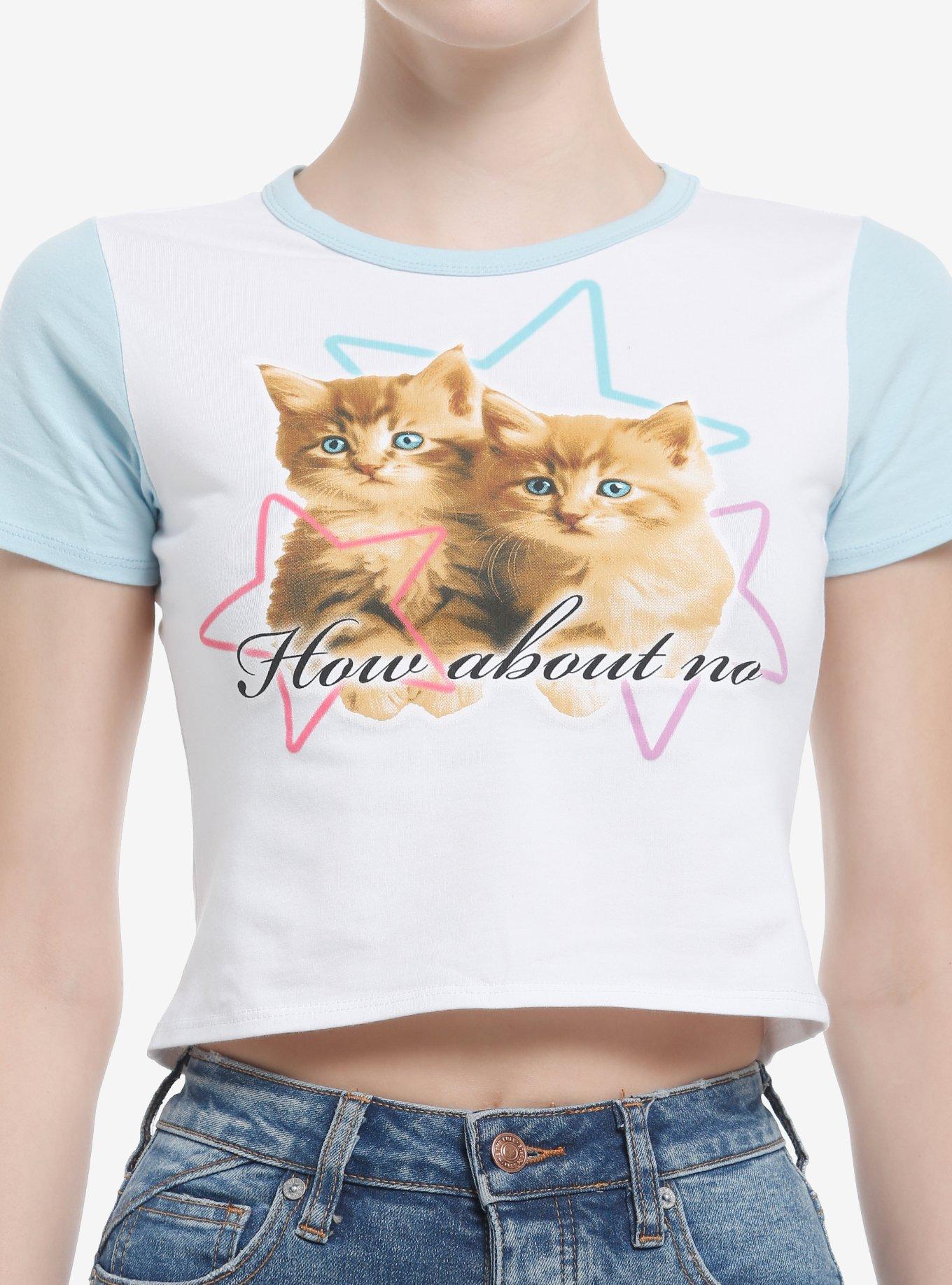 Sweet Society® Kitten How About No Girls Baby T-Shirt, , hi-res