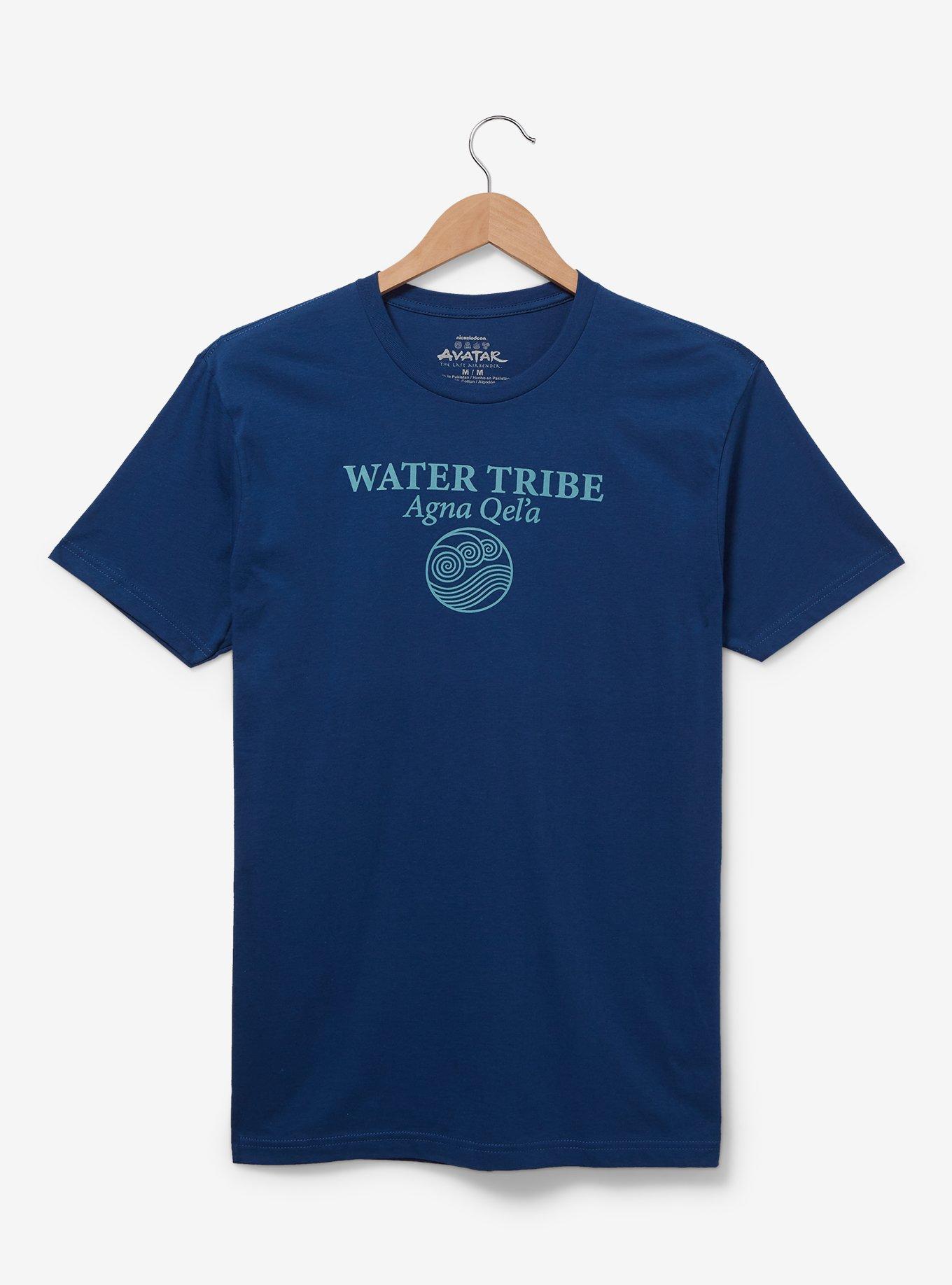 Avatar: The Last Airbender Water Tribe Insignia T-Shirt — BoxLunch Exclusive, BLUE, hi-res