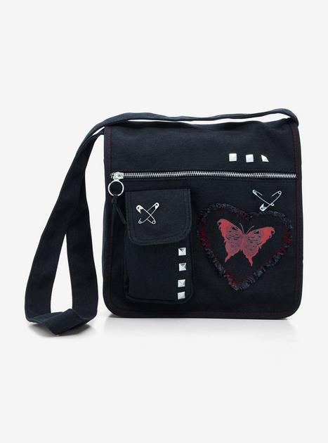★PLZPROJECT★ FREAKY STUD LEATHER MESSENGER BAG 2colors plzproject🌐 | FREAKY STUD LEATHER MESSENGER BAG, BROWN 입고