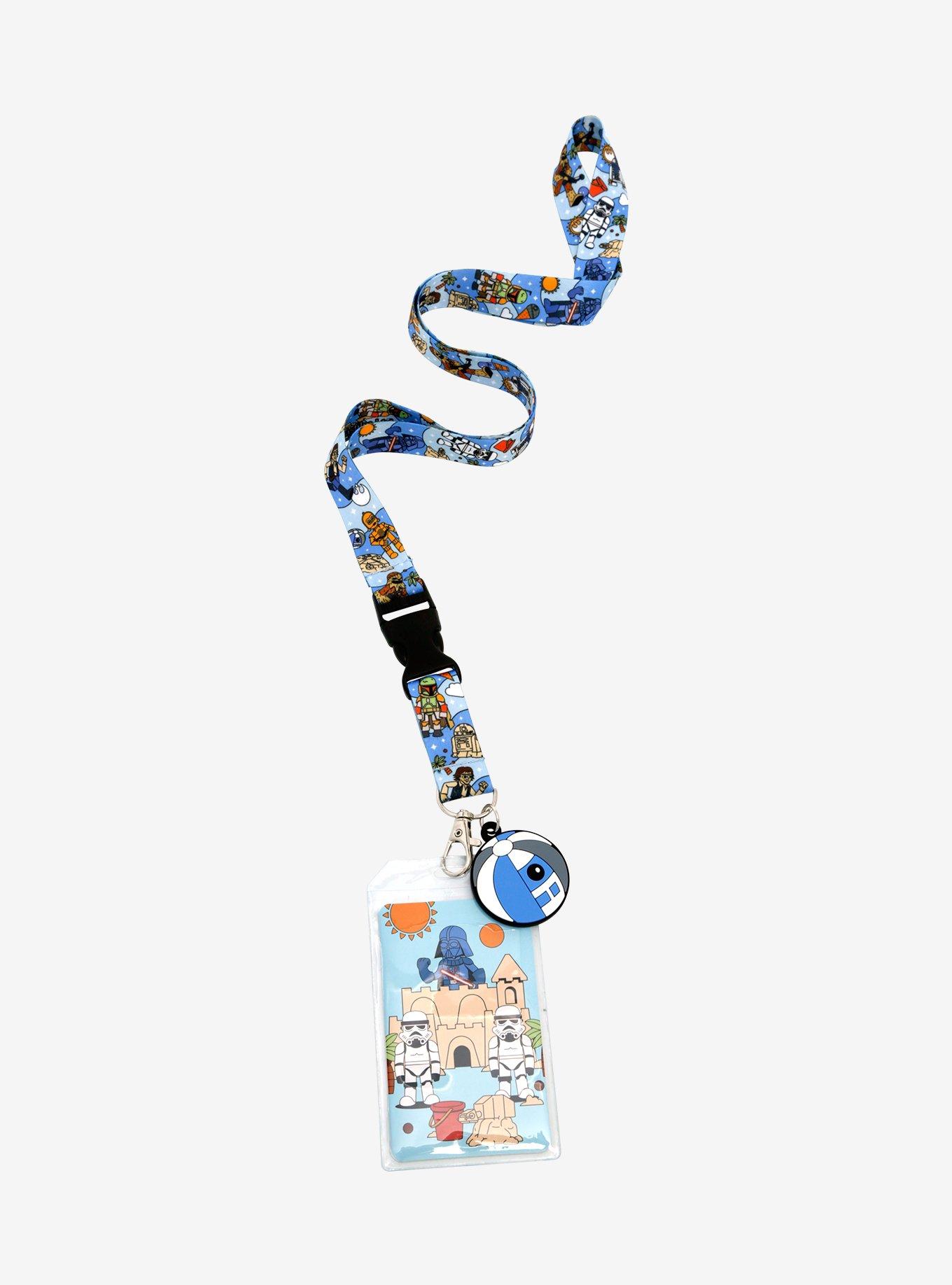 Star Wars Darth Vader and Friends Beach Day Lanyard &mdash; BoxLunch Exclusive, , hi-res