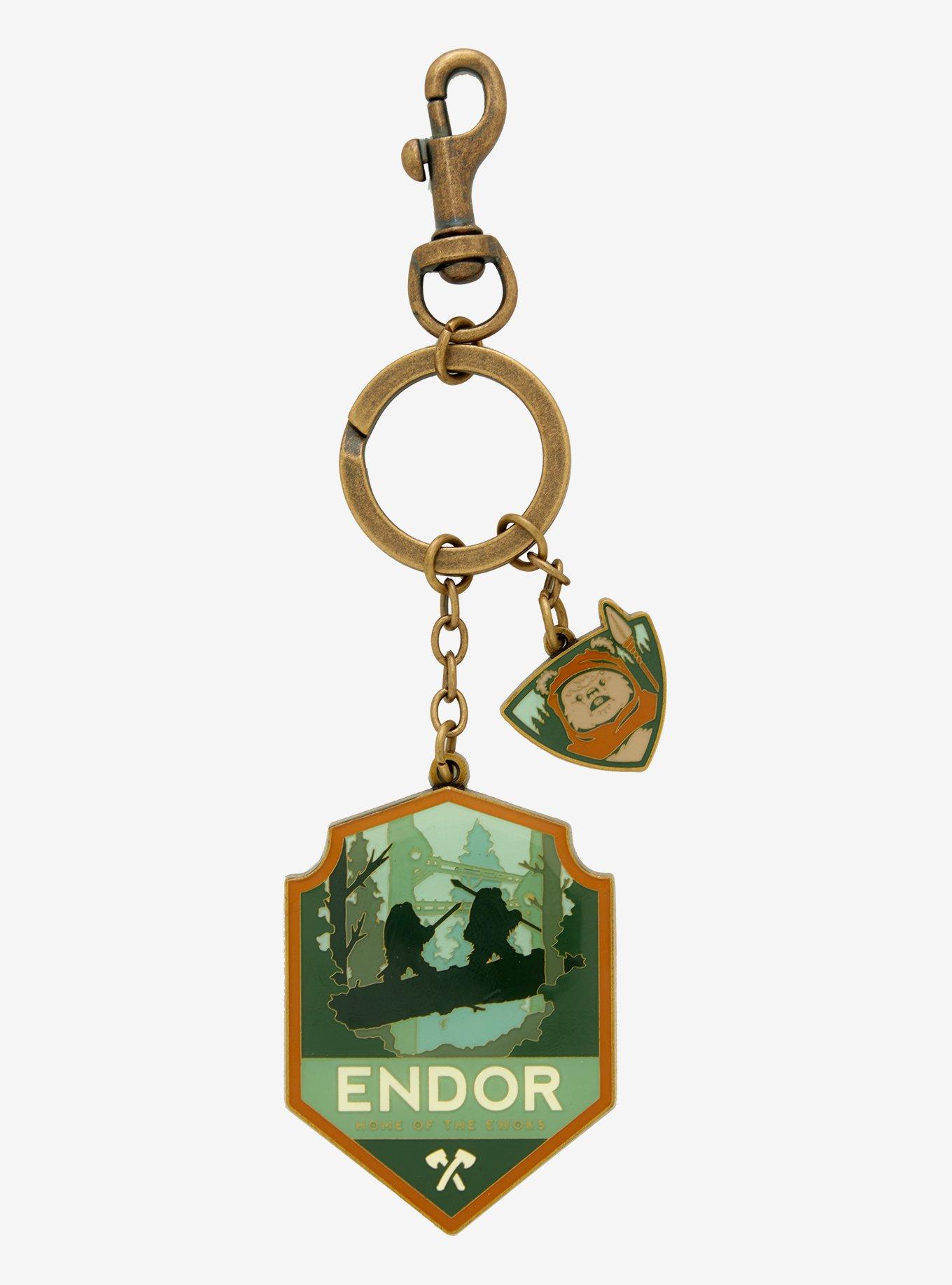 Star Wars Endor Multi-Charm Keychain — BoxLunch Exclusive, , hi-res