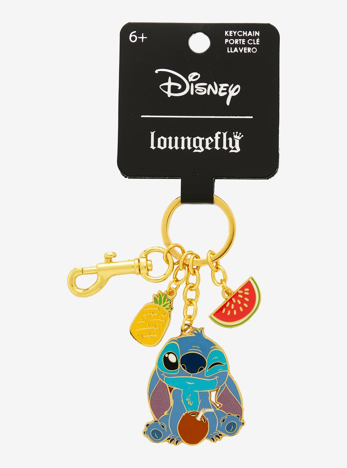 Disney Lilo & Stitch Coconut Drink Multi-Charm Keychain — BoxLunch Exclusive