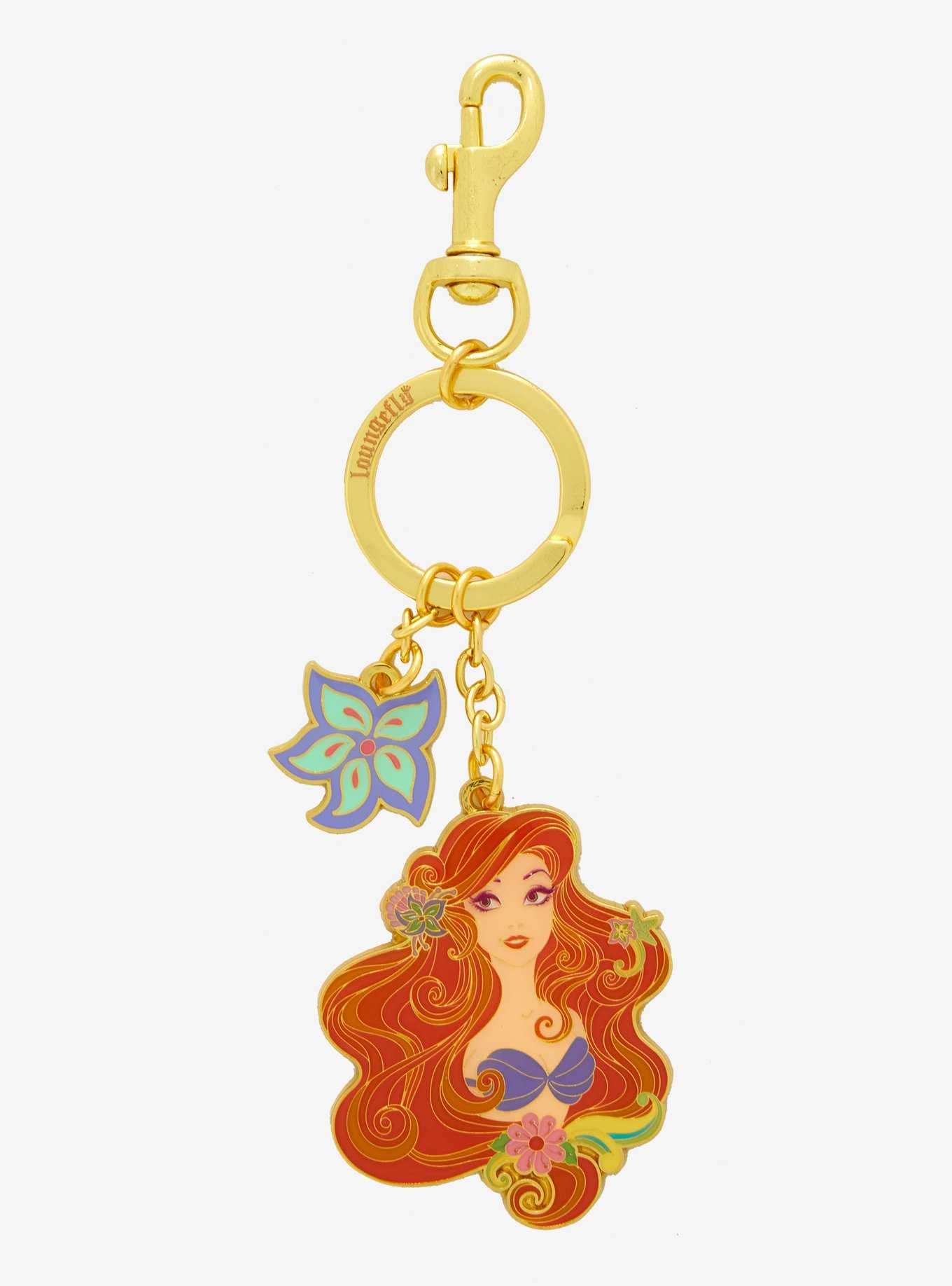 Disney The Little Mermaid Ariel Aquatic Portrait Keychain — BoxLunch Exclusive, , hi-res